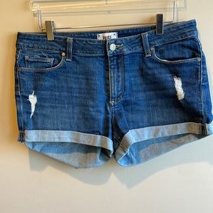 Paige Distressed Jimmy Jimmy Shorts Size 30